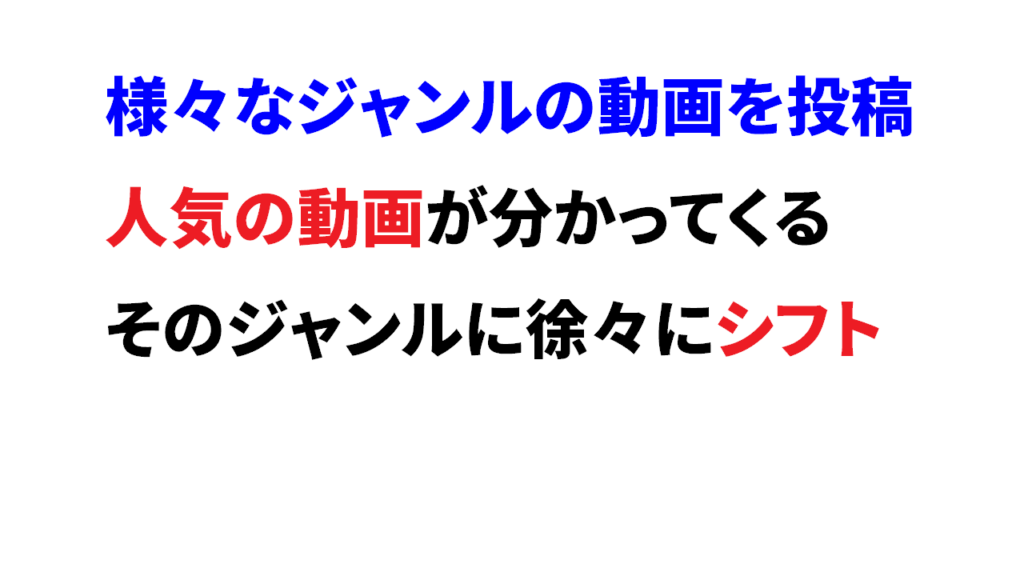 Youtubeのジャンルはバラバラに投稿しちゃダメなの？②