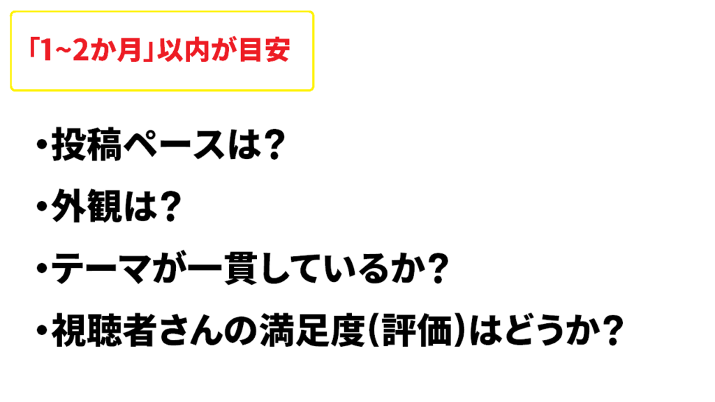 Youtubeが伸びないつらい期間は3