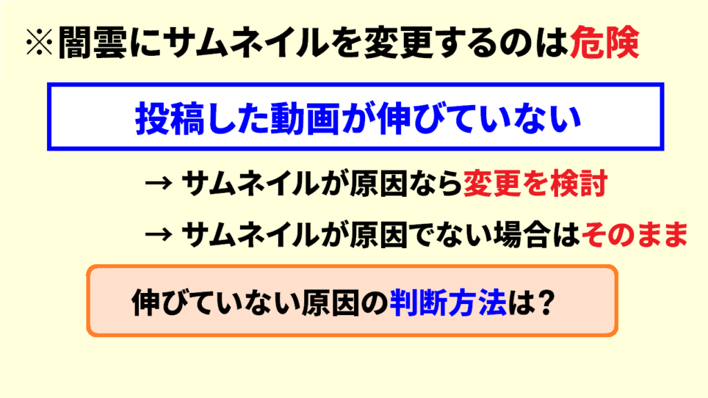 youtubeのサムネイルは変更してもOK？3