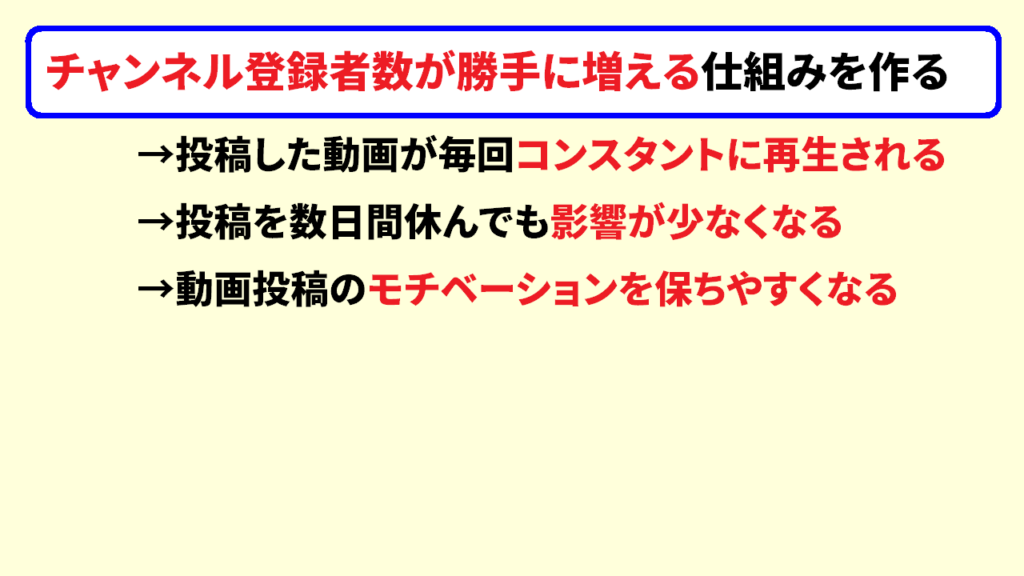 チャンネル登録者の増やし方05