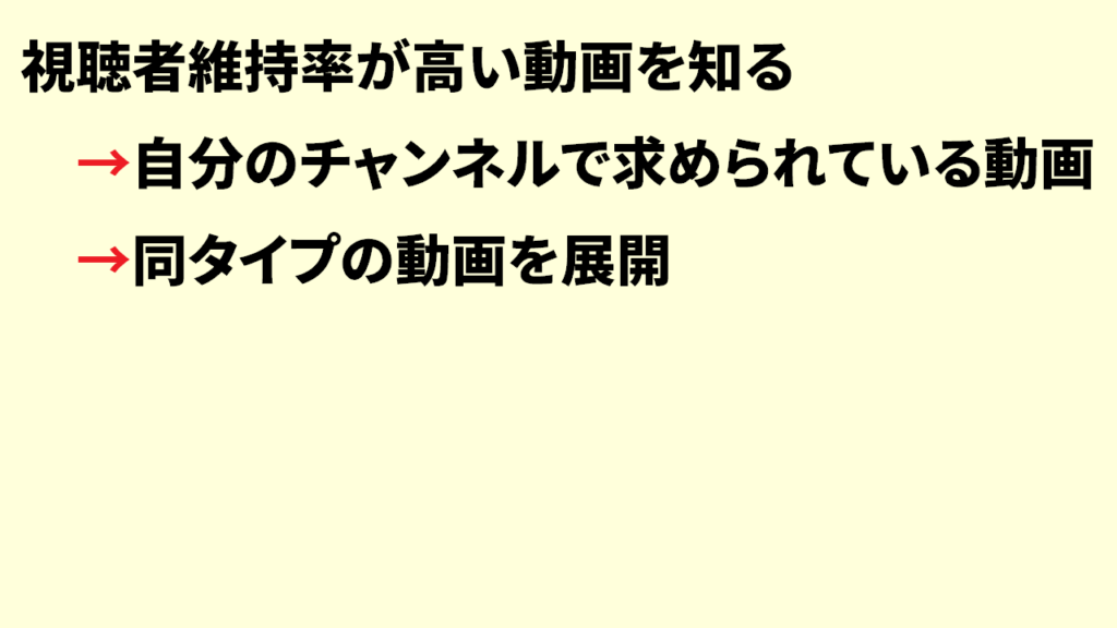 Youtubeの視聴者維持率とは5