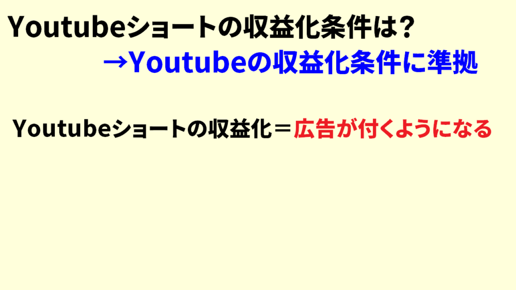 Youtubeショートの収益化まとめ5