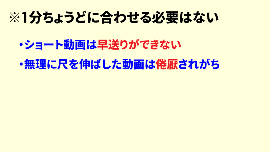 ショート動画の時間は何分4